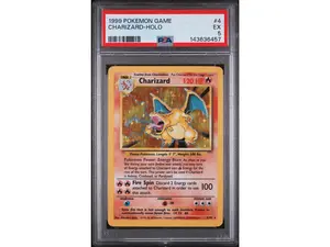 1999 Pokemon Base Set Holo Charizard #4 PSA 5