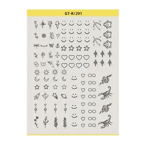 Pre-Drawn Tattoo Transfer Paper Roll, Fashion Style, Ca Prop 65 Compliant, No Additional Features, Ideal for Temporary Tattoos, Tattoo Stencil, Tattoo Equipment Supply