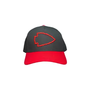 Arrowhead hat (Black / Red)