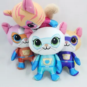 Ginny SuperKitties Plush  20cm Soft Stuffed Toy | Cute Cat Hero for Preschool Fans