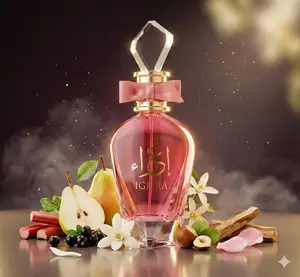 Abyat Ighra Eau de Parfum 100ml - Sweet Oriental Floral Perfume for Women with Pear Tuberose & Hazelnut Long Lasting Seductive Fragrance