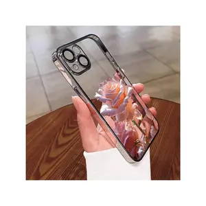 Premium Flower Phone Case - Soft Texture, Protective Lens For Camera, Available In Seven Colors, Clear, Lightweight, Shock-Resistant, Long-Lasting, Stylish - Compatible With For Iphone 16/15/14/13/12/11 Series,Suitable For IPhone 17 Air
