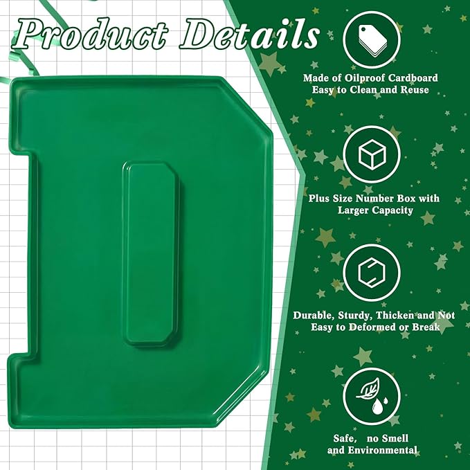 2026 Graduation Number Fillable Charcuterie Boxes - 4 Pcs 13.7" Disposable Mache Paper Trays Containers for Chocolate Candy Cookie Treats Grad Favors, Party Table Decor Centerpiece Ideas, Celebration Grad Gifts for Daughter Son Grad Party Supplies