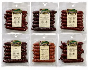 Country Smoke House Sampler - Snack Sticks - 6 Packs - Gourmet & Specialty Meats Natural High Protein