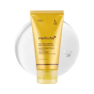 [Official Medicube Partner] Kojic Acid Turmeric Night Wrapping Mask 75ml (Ver.1) - Even Toning, Radiant Skin, Firming, Nourishing