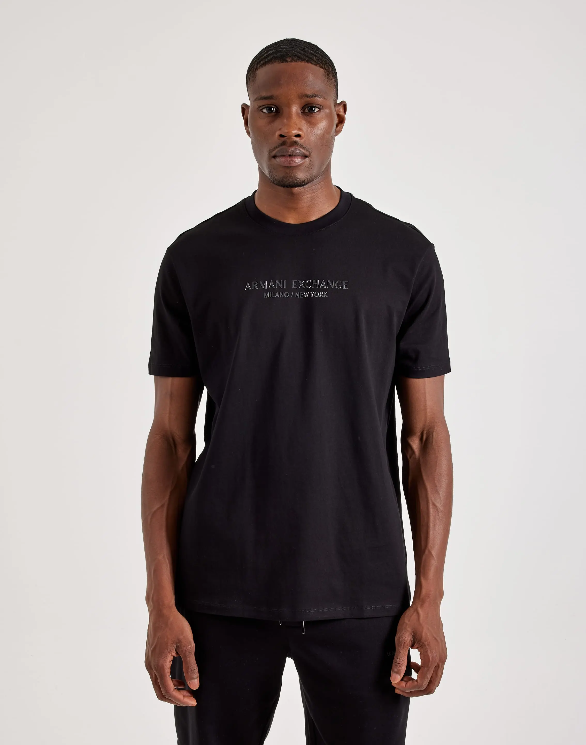 Mens Armani Exchange Milano Logo Tee