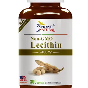 Lecithin Non-GMO USA FDA GMP NPAC-2400mg 300 Softgels