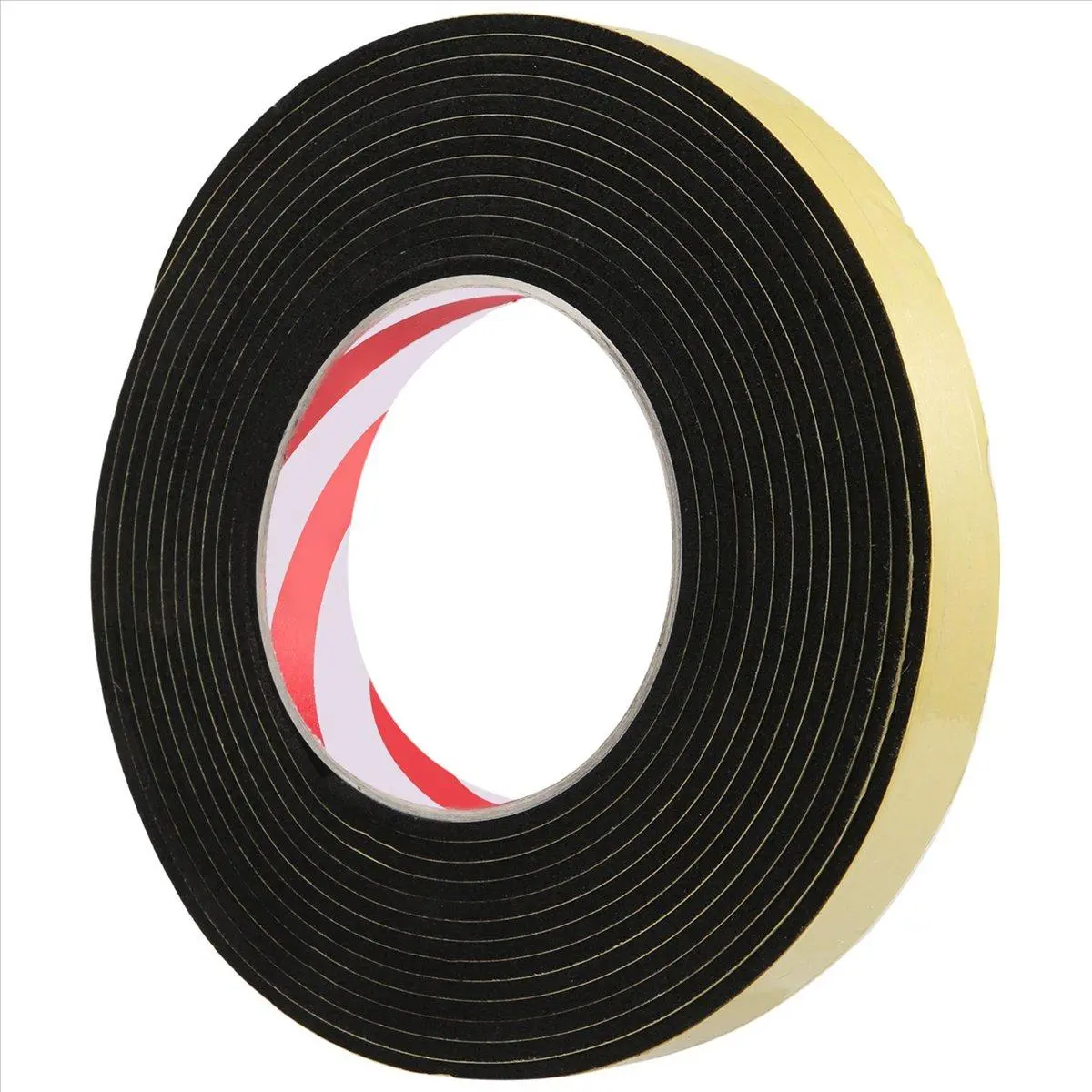 5m Black Single Sided Self Adhesive Foam Tape Closed Cell 20mm Wide x 3mm Thick, 20X3mm, Cars