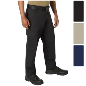 ROTHCO Men's Tactical Deployment Pants - Polyester Rip-Stop Fabric, Pleated Utility Cargo Pants with Belt and Pocket