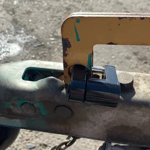 Trailer Hitch Coupler Lock Dia 14 Span 34 for Tow Boat RV Truck Car - 2 Keys