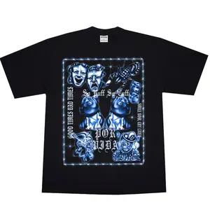 Smile now cry later, Airbrush and PitPull Chicano Clothing, Chicana Art, Cholo Chola outfit Cotton Fabric Menswear Casual, Streetwear hoodie T-Shirt S-3XL