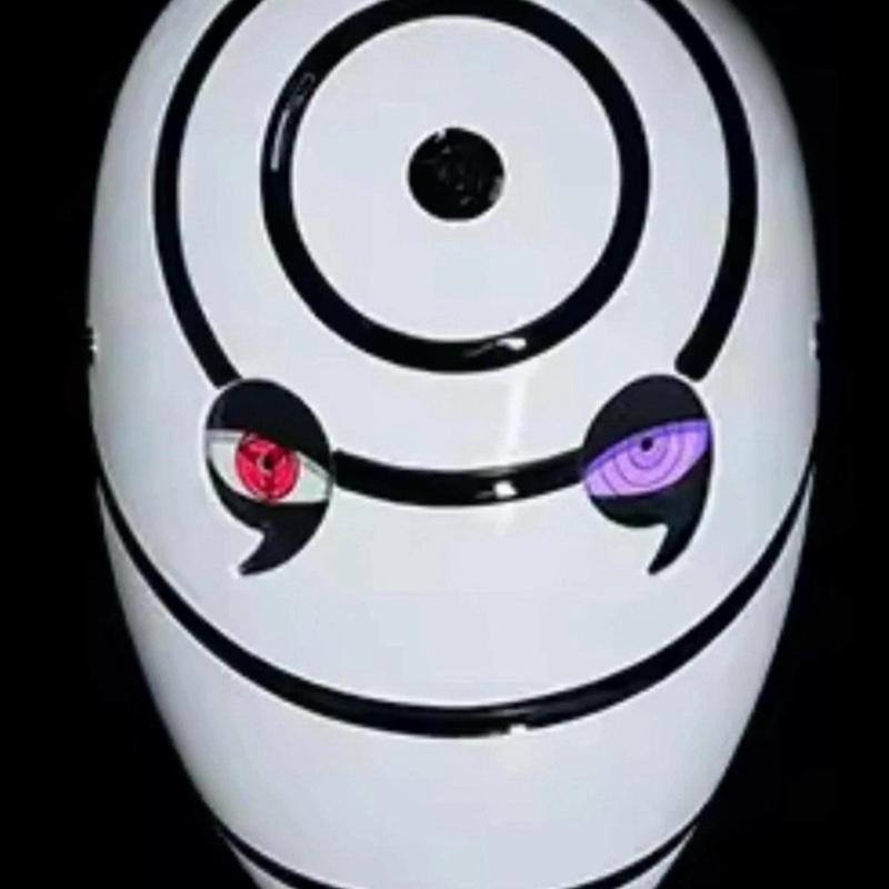 Naruto Shippuden Obito Madara Uchiha Resin Face Mask for Cosplay Halloween Anime Conventions One Size Fits All
