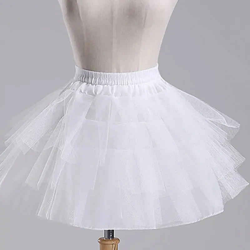Lolita Maid Puffed Skirt Support - Polyester Petticoat