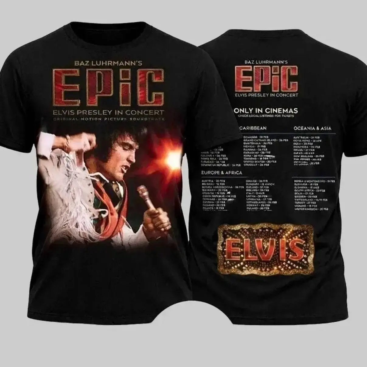 Elvis Presley in Concert 2026 T Shirt/Hoodie 3QA HEA