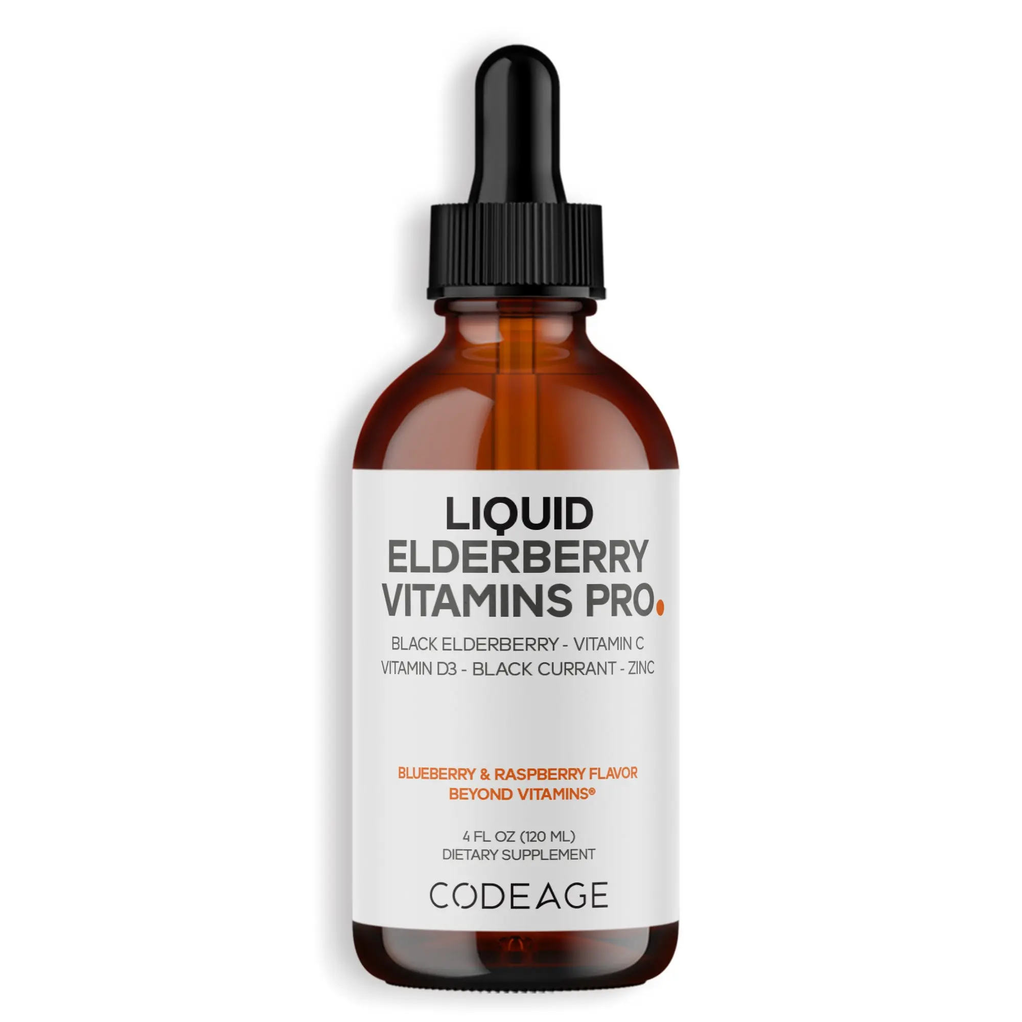 Organic Black Elderberry Liquid Syrup