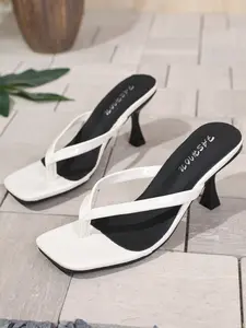 Women's Fashion High Heel Sandals, Classy Elevated Sandals, Casual Faux Leather Outdoor Shoes, Essential Beach Slippers, All Season Comfortable Footwear