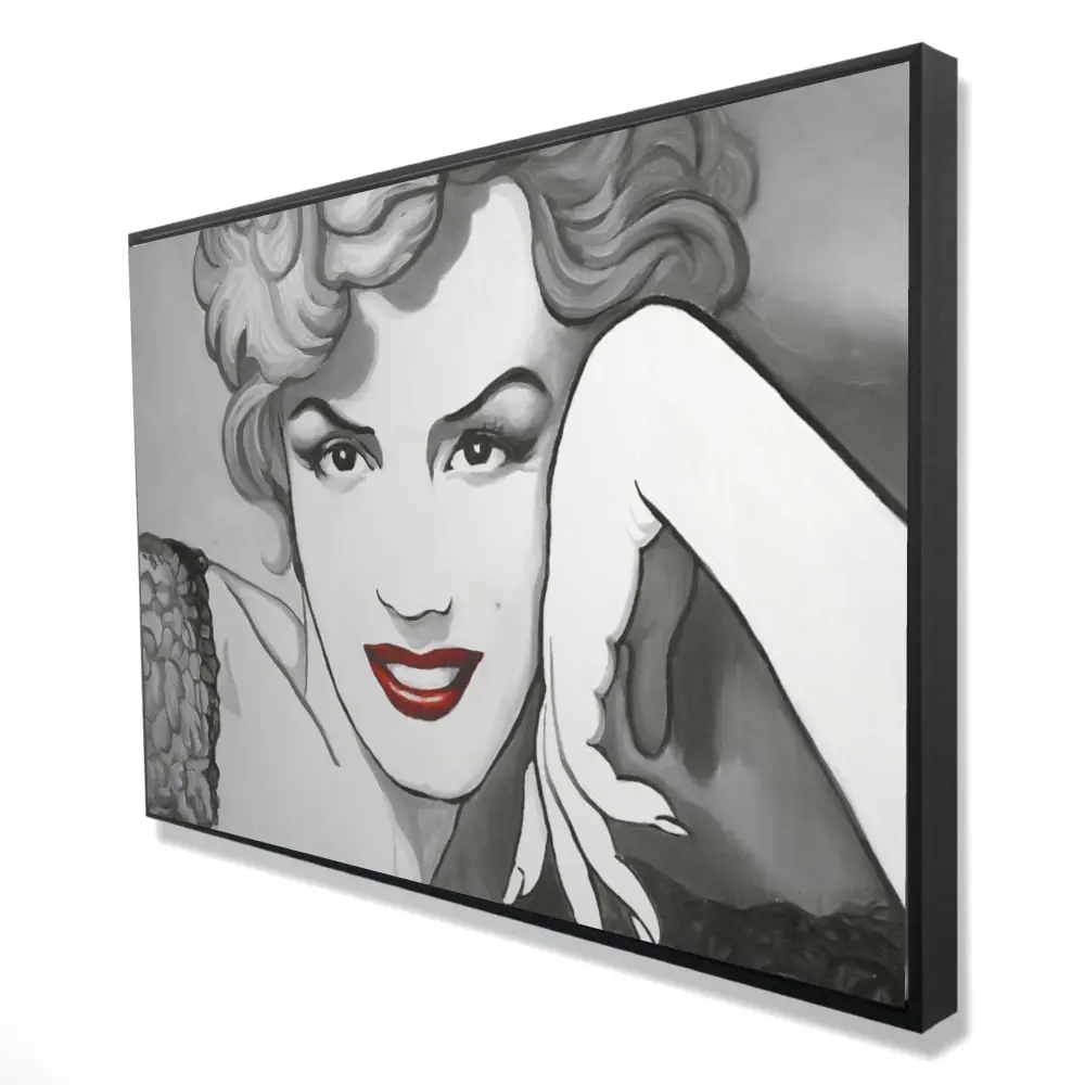 360 stand Framed Marilyn Monroe Figurative Wall Art Print, 24x36", Vintage-Style Ready-to-Hang Home Decor Poster for Room Decoration, Artistic, Artwork, Wall-Mounted Wall Arts