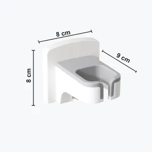 1PCS Hair Dryer Holder | Wall Mounted Hair Dryer Holder for Barbershop-Bathroom-Bedroom | Self Adhesive Hair Dryer Holder  No punching required