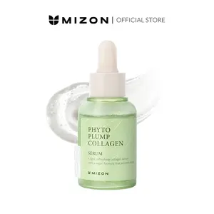 MIZON Phyto Plump Collagen Serum – Vegan & Plant-Based | 88% Natural Ingredients, Hydrating & Anti-Aging Korean Skincare (30 ml / 1.01 fl oz)