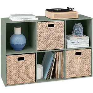 Best Choice Products Cube Bookshelf w/ Removable Back Panels