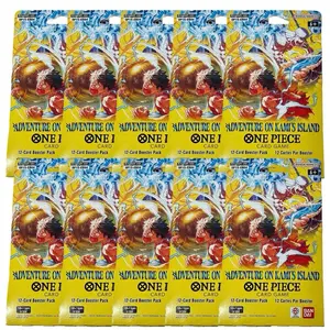 5x - one piece OP15 sleeved packs rip and ship