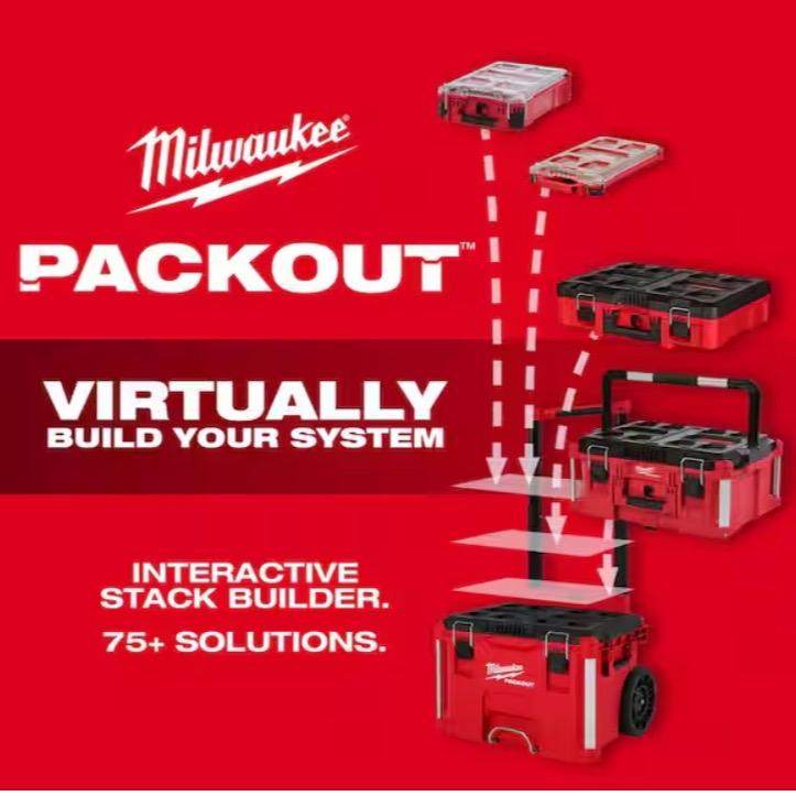 Milwaukee PACKOUT 38 in. Rolling Modular Tool Chest for Easy Storage and Transportation toolcart snap on toolbox