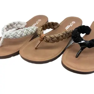 WOMENS BRAIDED FLIP FLOP SANDAL REFORM-108