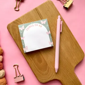 Things To Do Butterfly Sticky Notes