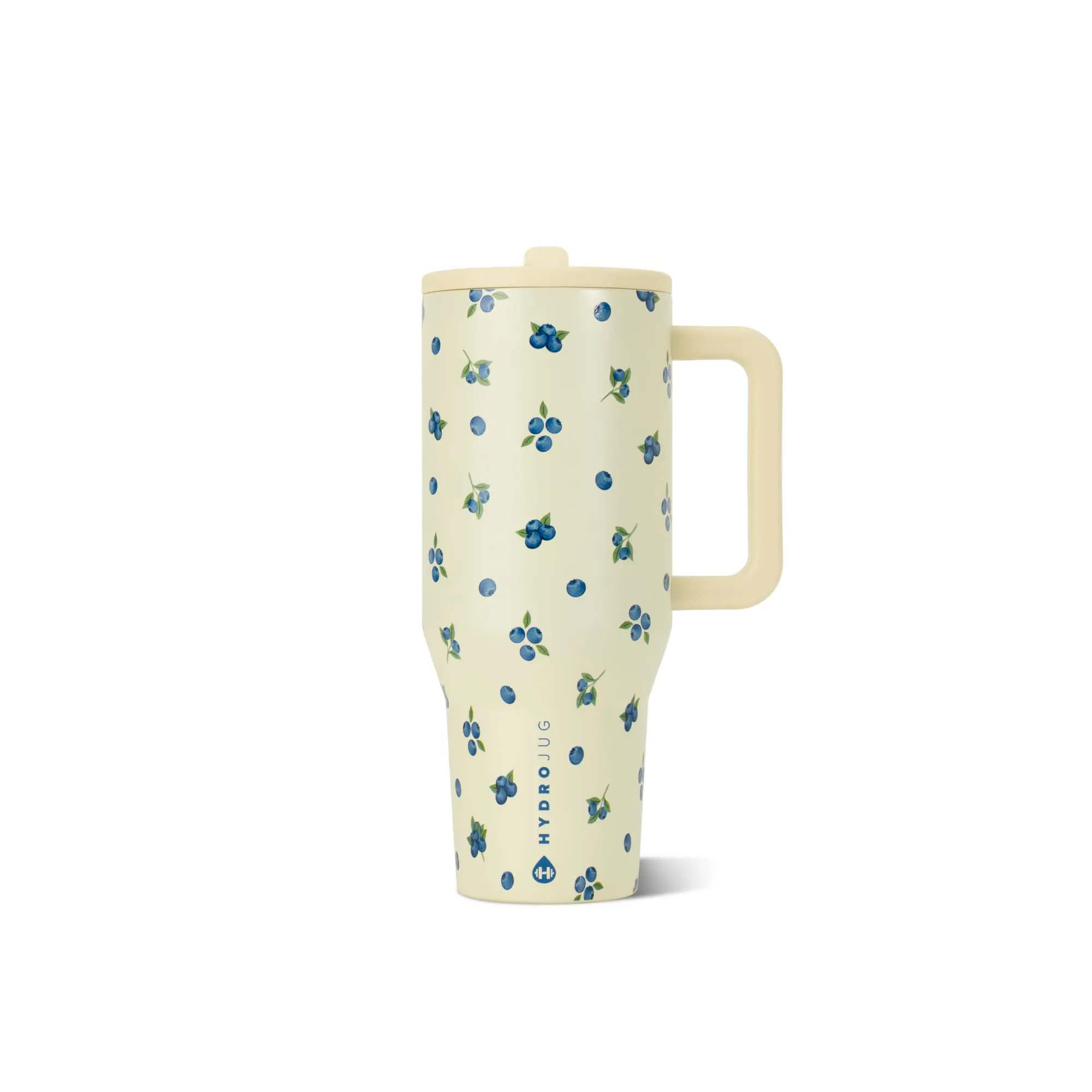 Hydro Flask Travel Mug with Blueberry Pattern, 40 oz, , Reusable, Perfect for Hot and Cold Drinks Plaid Water Bottle