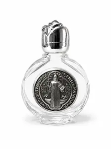 San Benito Silver Holy Water Flask