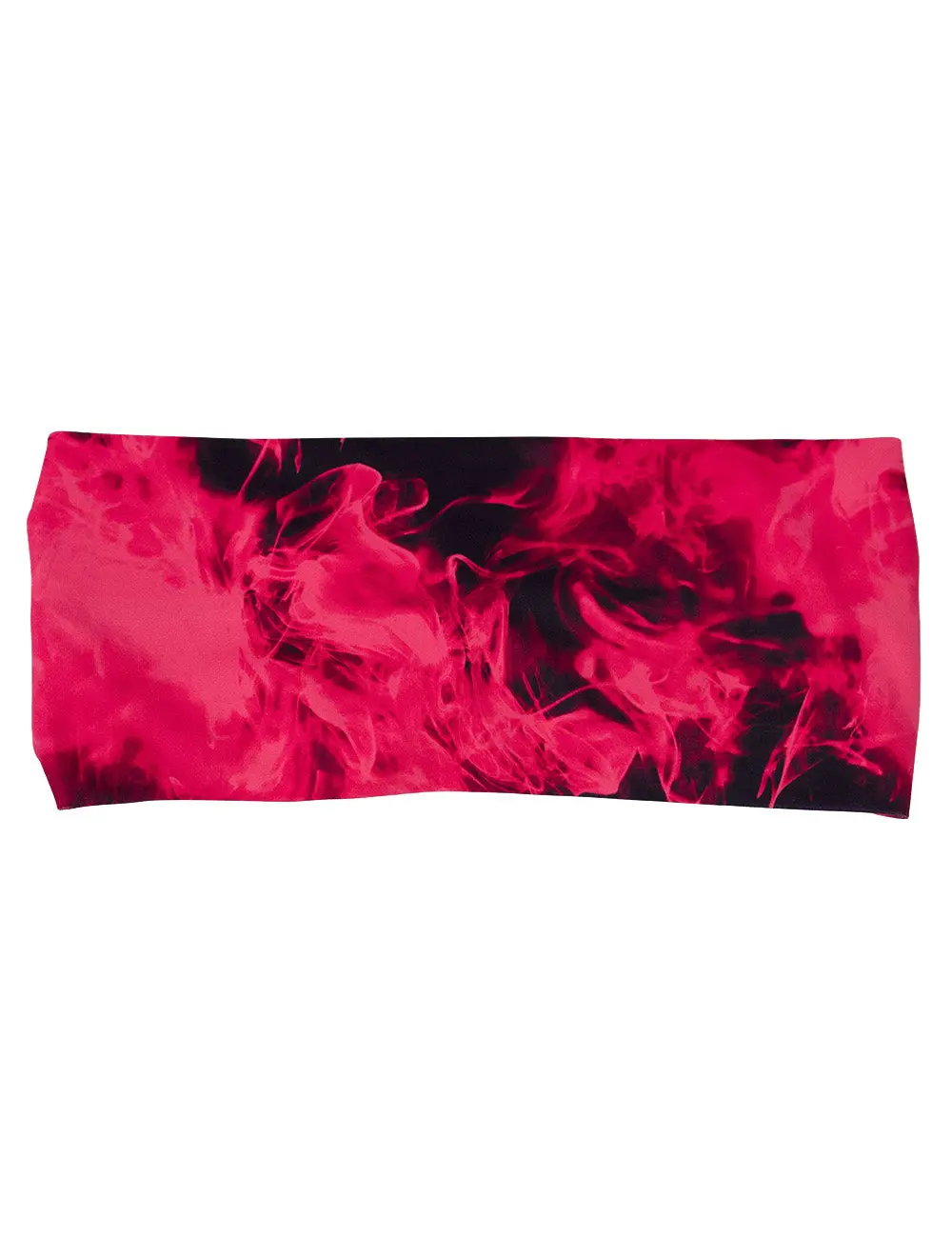 CVG Pink Smoke Show Headband - Colored Streaks, Dual-Color Twist, Elastic Bands, Fabric Ribbon, Patterned Bandana Design, Colored Streaks Headbands, Dual-Color Twist Headbands
