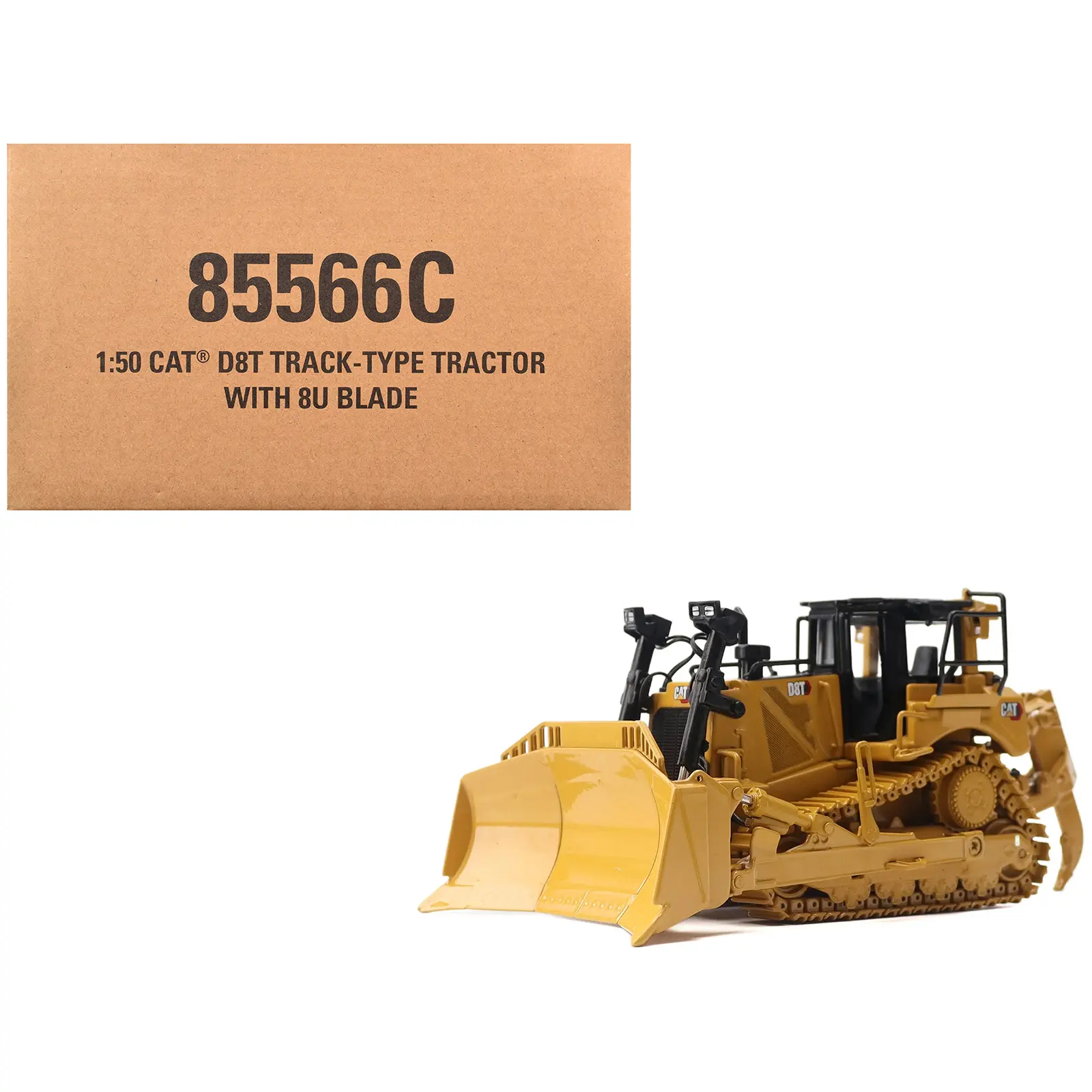 CAT Caterpillar D8T Track Type Tractor with 8U Blade and Operator "Core Classics" Series 1/50 by Diecast Masters