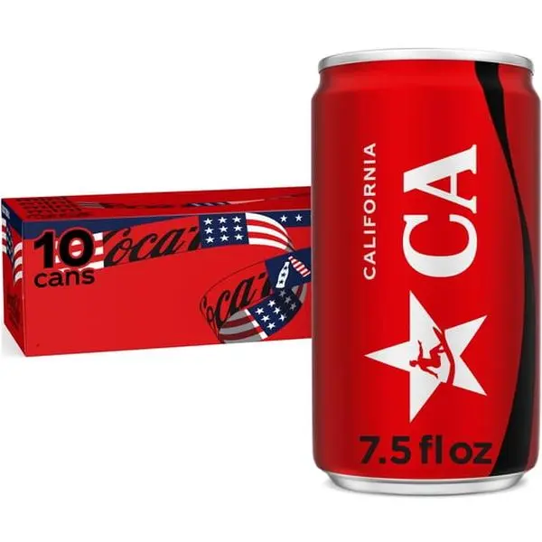 Coca-Cola Zero Sugar Soda Pop Fridge Pack Mini Cans, 7.5 fl oz, 10 Pack Coca-Cola Zero Sugar Soda Pop Fridge Pack Mini Cans, 7.5 fl oz, 10 Pack