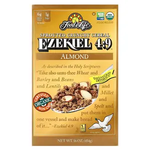 Food For Life Ezekiel 4:9® Sprouted Crunchy Cereal, Almond, 16 oz (454 g)