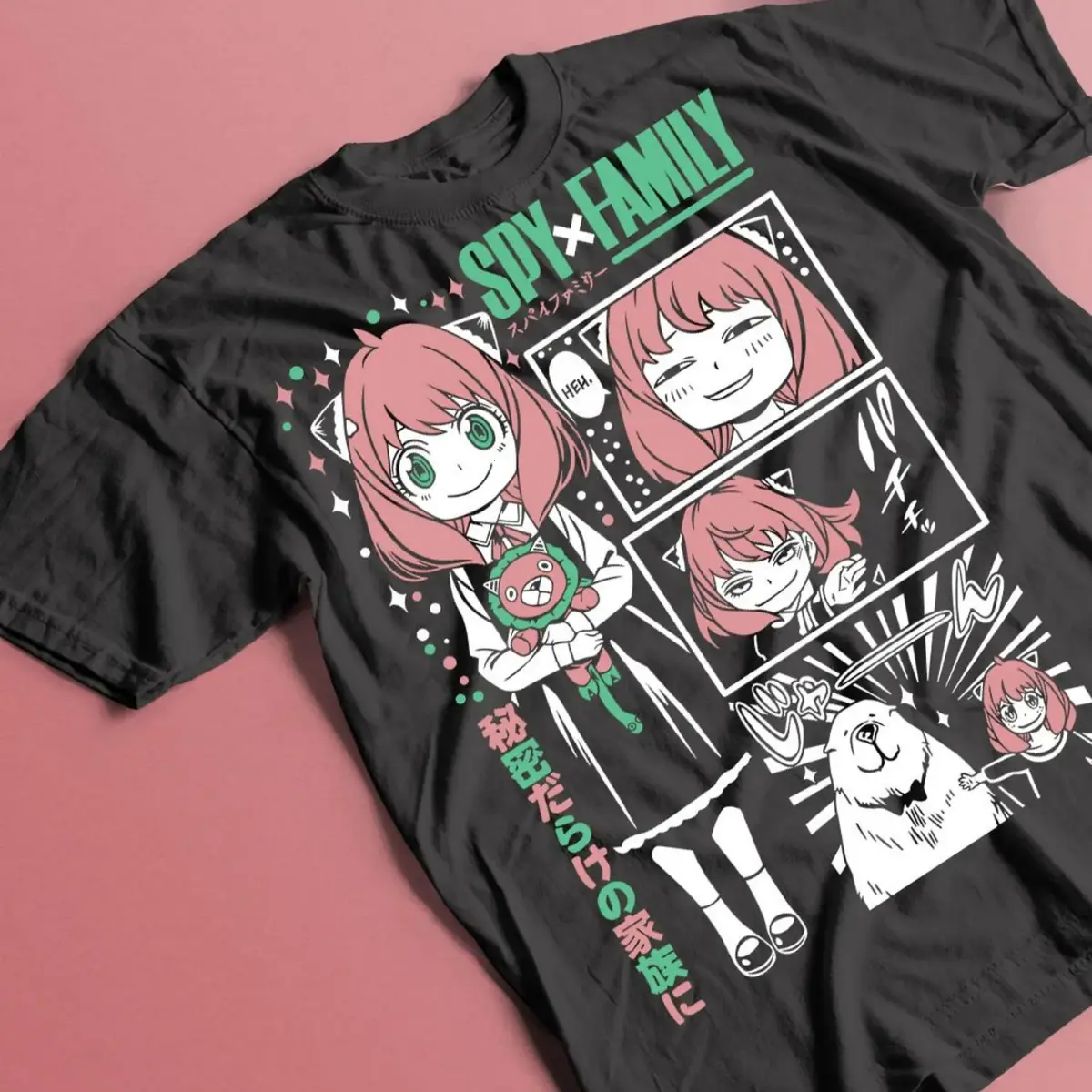 Spy X Family Anime T-Shirt & Sweatshirt, Cute Anya Forger and Bond Graphic Tee, Vintage Oversized Unisex Streetwear, Fan Gift for Him Her