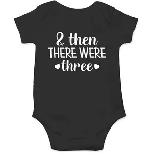 & Then There Were Three - Funny Baby Essentials Bodysuit - Baby Boy Clothes Newborn Girl Outfits
