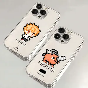 Cartoon Chainsaw Man  Phone Case Stylish & Durable New Year Gift: Fashionable Phone Case for iPhone 11-17– Perfect Blend of Protection and Trend