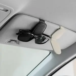 Car Sun Visor Eyeglass Holder, Car Sunglasses Storage Clip, Sunglasses Clipper, Car Interior Decoration, Car Interior Accessory, Automotive Accessories, 1 Piece