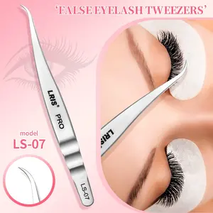 Stainless Steel Eyelash Tweezers, High Precision Lash Extension Tool, Professional Lash Separator, Beginner Friendly, Durable Design