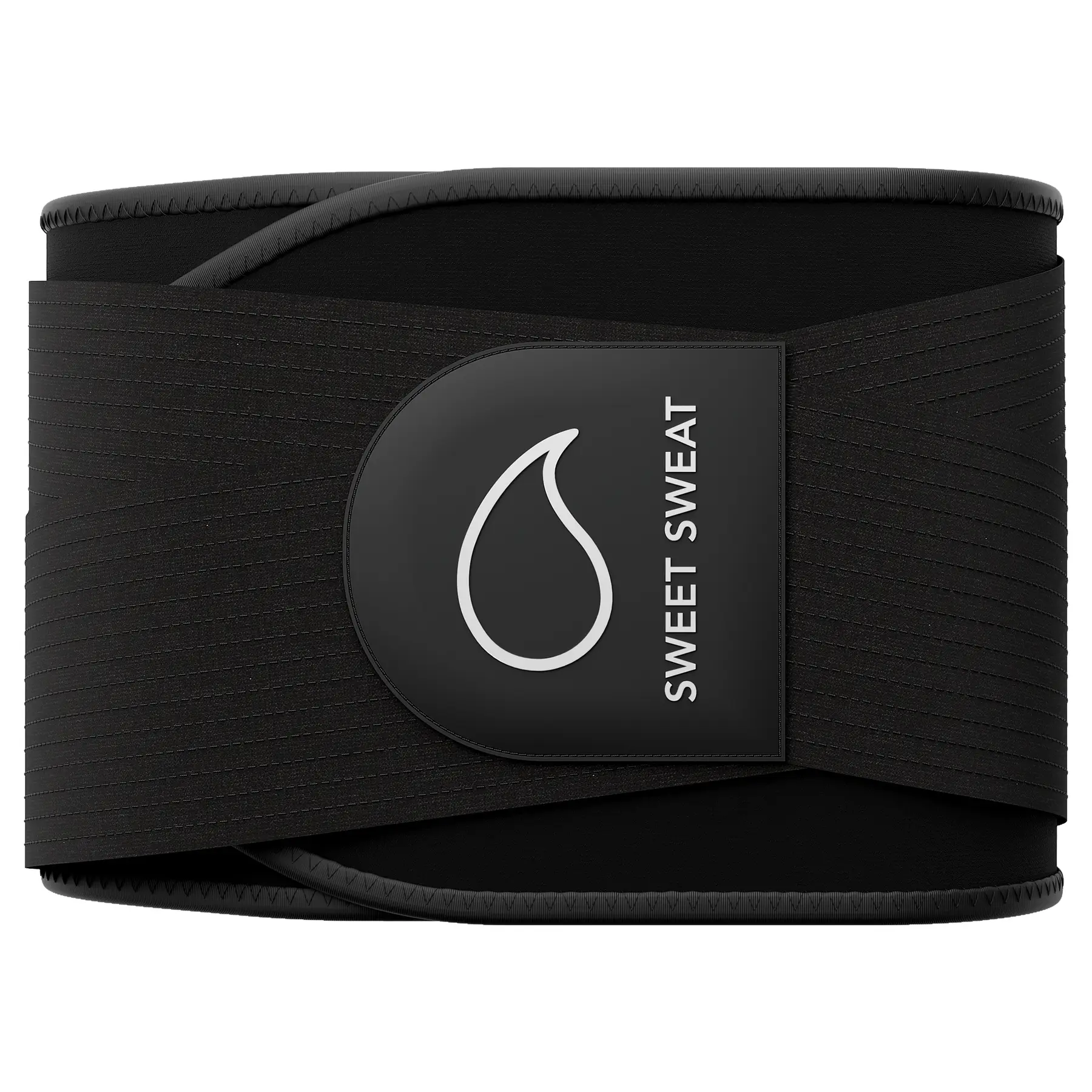 Sweet Sweat 'Pro-Series' Ab Trainer (Black) with Adjustable Velcro Straps (Medium/Large)