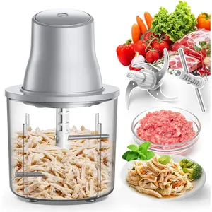 Processors, Electric Chicken Shredder & Meat  Meat Shredder Tool Twist with 250W Copper , 1.5L Bowl & Bi-Level  Anti-Slip Base for Meat/Fruits/Vegetable/
