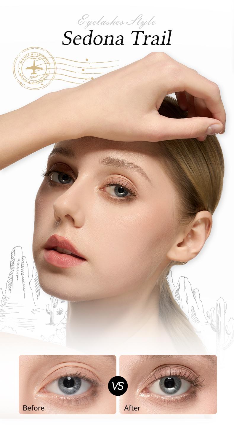 Wosado Soft Magnetic Eyelashes All-in-One Box, Destination Collection, Reusable, Glue-Free, Waterproof, Lightweight, Natural Style, Makeup Cosmetic Wosado Soft Magnetic Eyelashes All-in-One Box, Destination Collection, Reusable, Glue-Free, Waterproof, Lightweight, Natural Style, Makeup Cosmetic