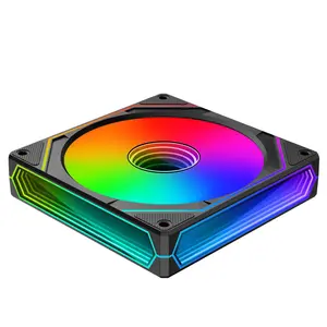AEiTTO 120 mm RGB Gaming Fan – Reverse Airflow Infinity Mirror Design, ARGB+PWM & Ultra-Quiet Cooling for PC Builds & Holiday Gifts