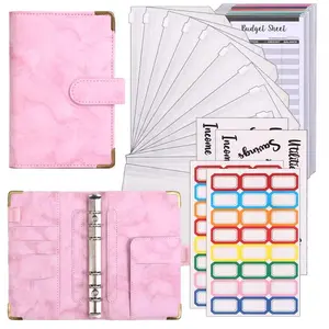 Server Book Organizer with Zipper Pocket, PU Leather Restaurant Guest Check Presenters Card Holder, Money Organizer, Waitstaff Design