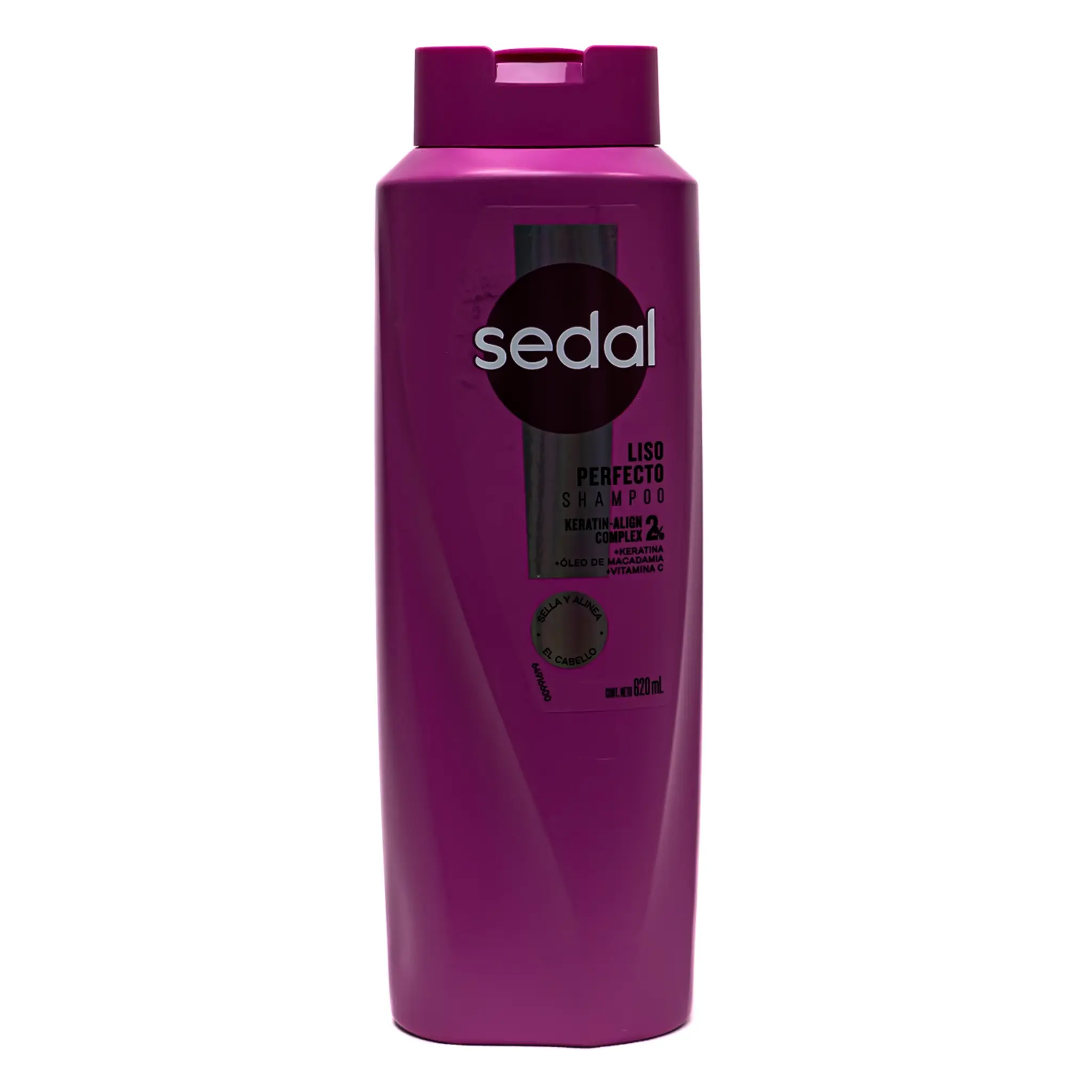 Sedal Perfecto Cleansing Shampoo & Body Wash, 620 mL Liquid Cleanser with Macadamia Oil, Vitamin C, Silk Protein, Anti-Frizz Formula for Bath & Shower Use