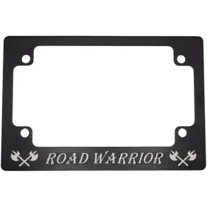 Road Warrior Motorcycle License Plate Frame