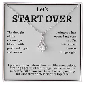 Meaningful Apology Gift for Wife or Girlfriend-Alluring Beauty Necklace-Gift to Win Her Back