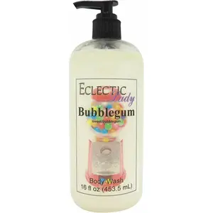 Bubblegum Liquid Pearl Body Wash, 3 in 1 Use for Bubble Bath, Hand Soap & Body Wash