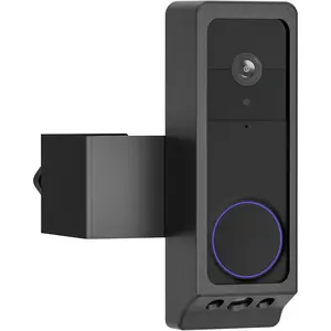 Anti- Video Doorbell Mount for  Duo Cam Doorbell Only, No-Drill Doorbell Camera Mount for  DoorBell Camera, Apartment Door Camera Mount for  Rentals Room