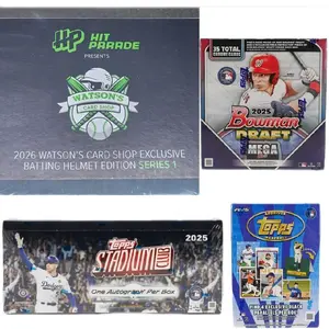 (PYT)Break#602(PYT) Four (4) sealed Topps & Hit Parade baseball boxes (See description/pictures for more information). Sports Trading Cards and Memorabilia mixer break.